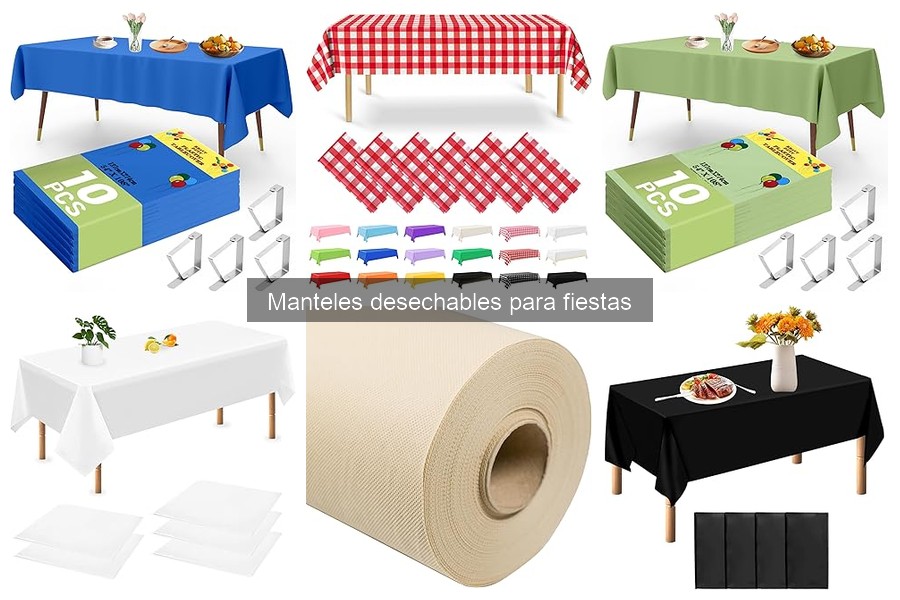 Ventajas y desventajas de los manteles desechables para fiestas