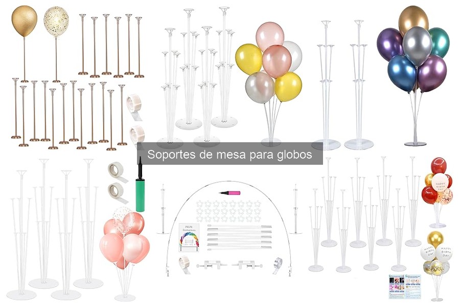 Ventajas y desventajas de los soportes de mesa para globos