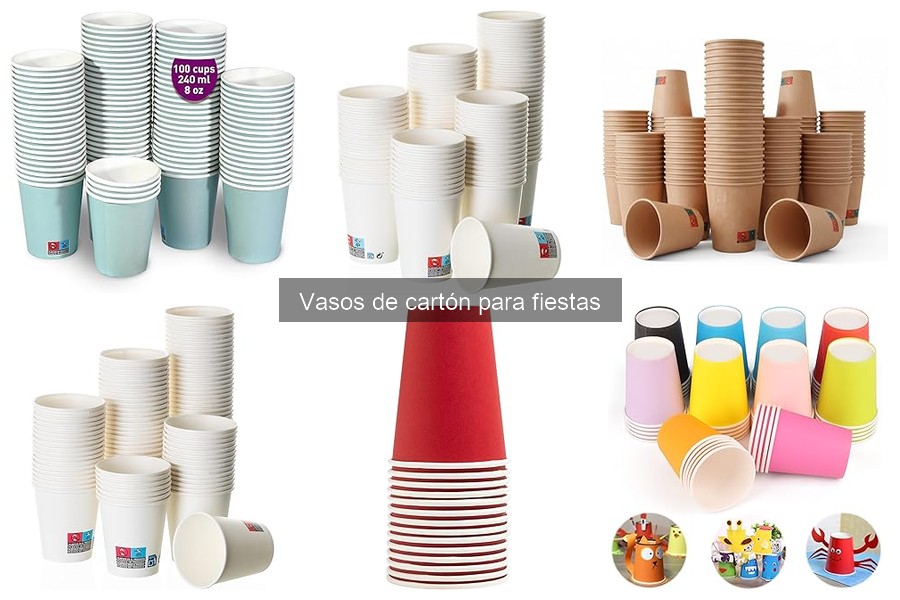 Ventajas y desventajas de los vasos de cartón para fiestas