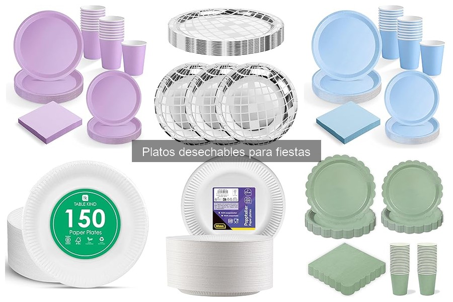 Ventajas y desventajas de usar platos desechables en fiestas